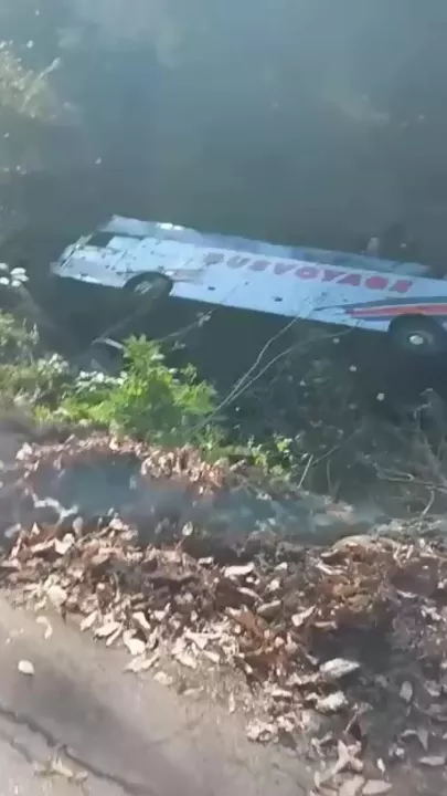 В Армении автобус со студентами упал в овраг