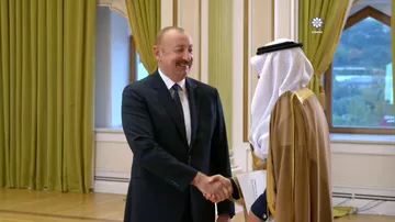 Prezident İlham Əliyev Ərəb Koordinasiya Qrupuna daxil olan üzv qurumların rəhbər şəxslərindən ibarət nümayəndə heyətini qəbul edib