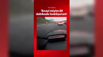 Tıxacda soldan girib qabağa düşmək istəyirdi, geri düşdü