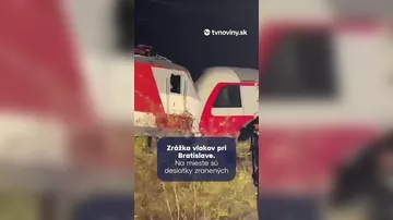 У Братиславы столкнулись два поезда
