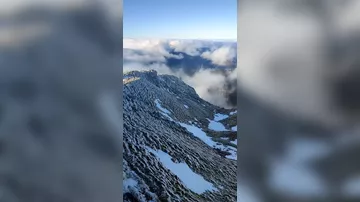 Редкое природное явление засняли в Карпатах