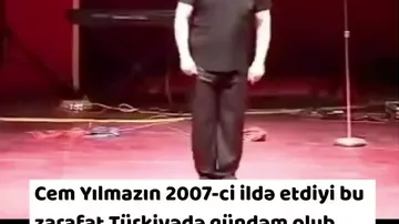 Cem Yılmaz 18 il əvvəl qəzaya uğrayan təyyarədən danışıbmış