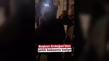 Ərdoğan şəhid hərbçinin atasına zəng etdi