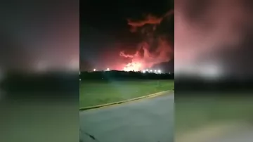 Мощный взрыв на аргентинской ТЭС