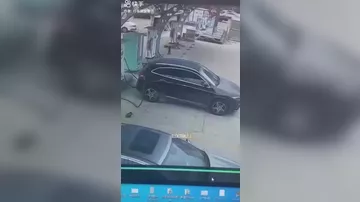 Elektromobil alovlandı - Anbaan VİDEO