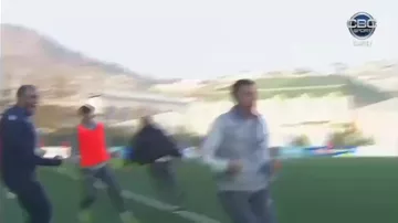 Ayxan Abbasovla Saşa İliç arasında qalmaqal - Hakim onları meydandan qovdu