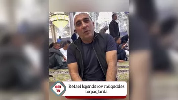 Rəfael İsgəndərov Nəcəf şəhərində, müqəddəs torpaqlarda