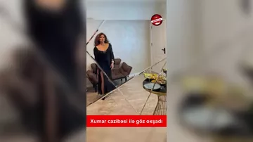 Əməkdar artist dərin yarıqlı libası ilə DİQQƏT ÇƏKDİ