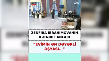 Efirə göndərilən bu əşya Zenfiranı göz yaşlarına boğdu