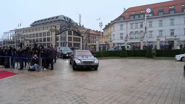 Prezident İlham Əliyevin Bratislavada rəsmi qarşılanma mərasimi olub