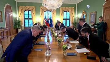 Bratislavada Azərbaycan Prezidenti İlham Əliyevin Slovakiya Prezidenti ilə geniş tərkibdə görüşü olub