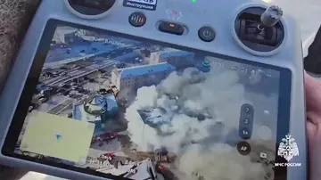 Крупный пожар в ТЦ в России