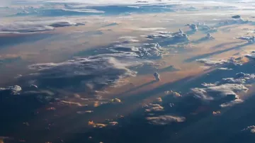 Тени облаков, видимые из космоса