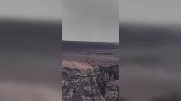 Лавовый фонтан вулкана Килауэа поразил своими размерами