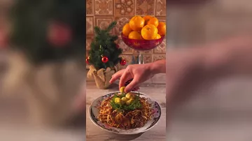 Рецепт салата «Гнездо глухаря» от Османа Абдуллаева