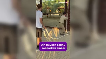 Футболист «Реала» померился силами с тигром в зоопарке