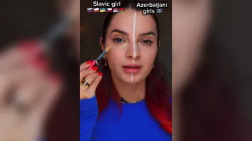 Визажист Оксана Дадашева представила необычный способ сравнения макияжа