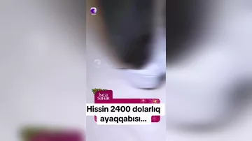 Müğənni Hissin 2400 dollarlıq ayaqqabısı...