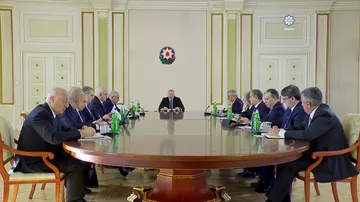 Prezident İlham Əliyevin sədrliyi ilə su təchizatı və tullantı sistemlərinin təkmilləşdirilməsi üzrə Dövlət Proqramına həsr olunan müşavirə keçirilib