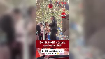 Evlilik təklifi etdi - Biabır oldu