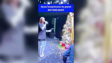 Aysunun geyimi bəyənilmədi