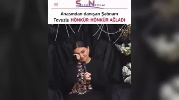 Şəbnəm Tovuzlu canlı yayımda ağladı