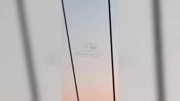 Рыбаки засняли падение неизвестного космического объекта