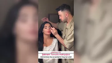 Sebnem Tovuzlunun makiyajsız görüntüsü