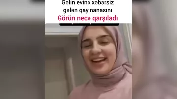 Xəbərsiz gələn qayınanasını belə qarşıladı