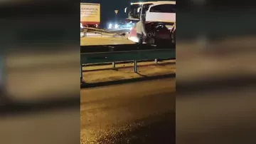 Yeni Yasamalda, dairəvi yolda zəncirvar qəza