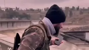 Su görən suriya əsgərləri belə sevindi