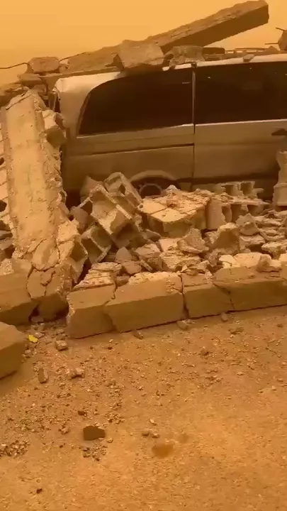 Ливия во власти песчаной бури - 1