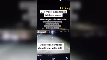 Taksi işləyənlər bu yolda ehtiyatlı olun