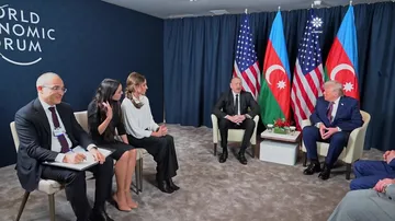 Davosda Azərbaycan Prezidenti İlham Əliyevin ABŞ Prezidenti Donald Tramp ilə görüşü olub