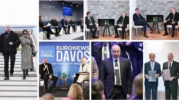 Prezident İlham Əliyevin sosial şəbəkə hesablarında İsveçrəyə səfərindən görüntülər paylaşılıb