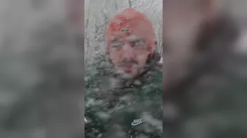 Автоблогер Фахри Асадов устроил снежный заезд в лесу