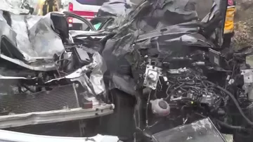 Цепная авария на юго-востоке Турции