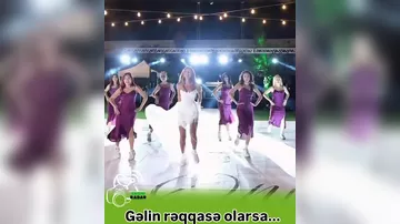 Gəlin öz toyunda rəqs etdi, bəy heyranlıqla izlədi
