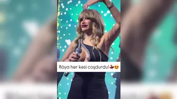 Röya geyimi və performansı ilə DİQQƏT ÇƏKDİ