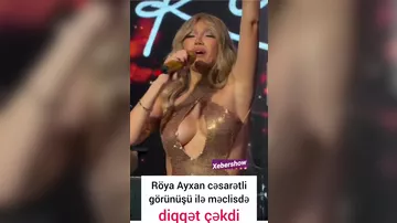 Röya geyimi və performansı ilə DİQQƏT ÇƏKDİ 1