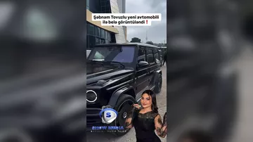 Şəbnəm Tovuzlu bahalı avtomobili ilə belə görüntüləndi