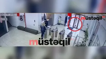 “İdrak” liseyində baş verən hadisə ilə bağlı ilk görüntülər.