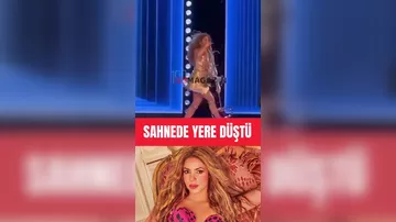 Şakira səhnədə yıxıldı