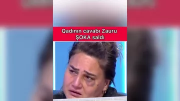 Qadının cavabına Zaurun reaksiyası