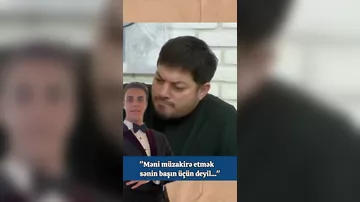 "Məni müzakirə etmək başın üçün deyil"