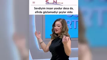 Aysel Əlizadə gözlənilmədən canlı yayımda sevgi təklifi alıb