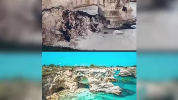 В Италии обрушилась скала «Арка влюбленных»