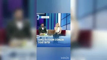 Canlı ifa edən Dənizin səsi batdı