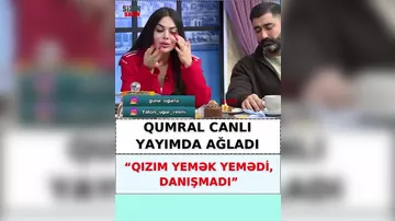 Qumral efirdə ağladı 1