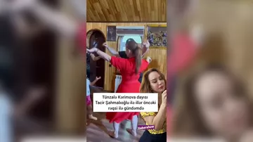 Tünzalə Kərimovanın dayısı, müğənni Tacir Şahmalıoğlu ilə illər öncə rəqs etdiyi görüntülər